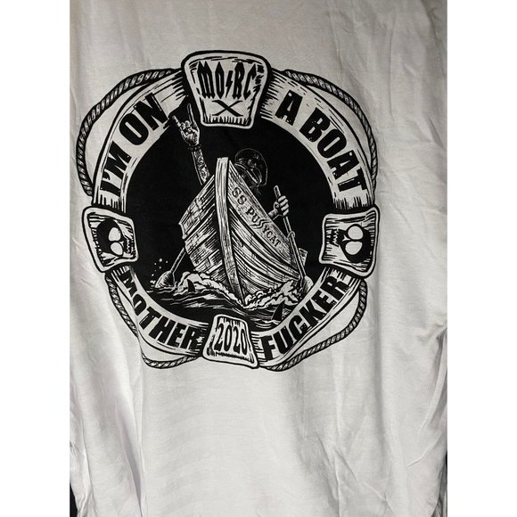 Faster Pussycat Monsters of Rock Tour T Shirt I'm on a Boat 2020 Band 2XL XXL - Picture 5 of 7